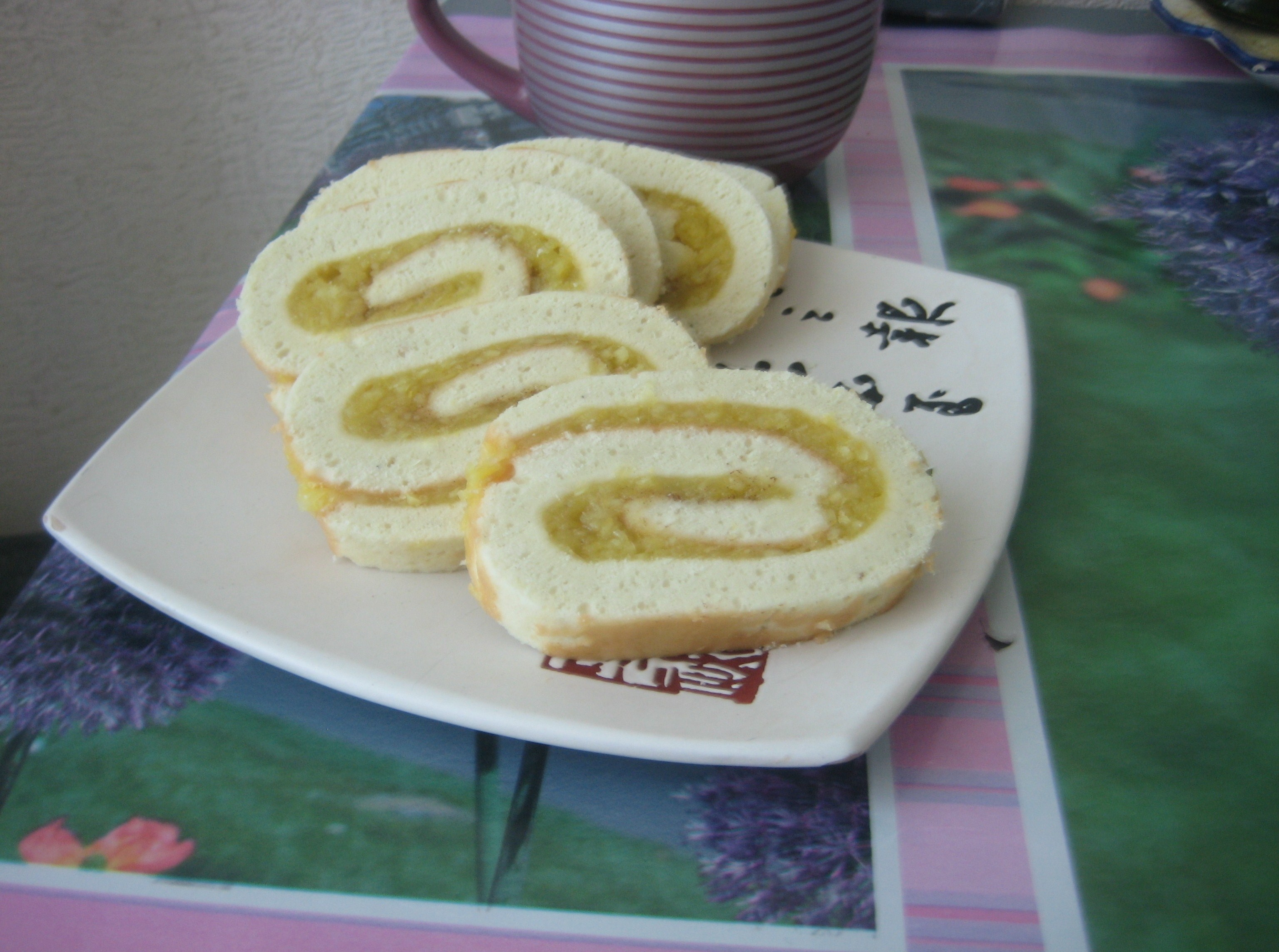 Лимонный рулет