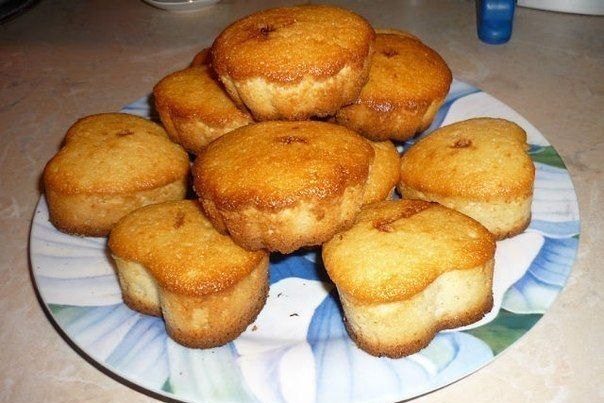 Кексы манные на кефире