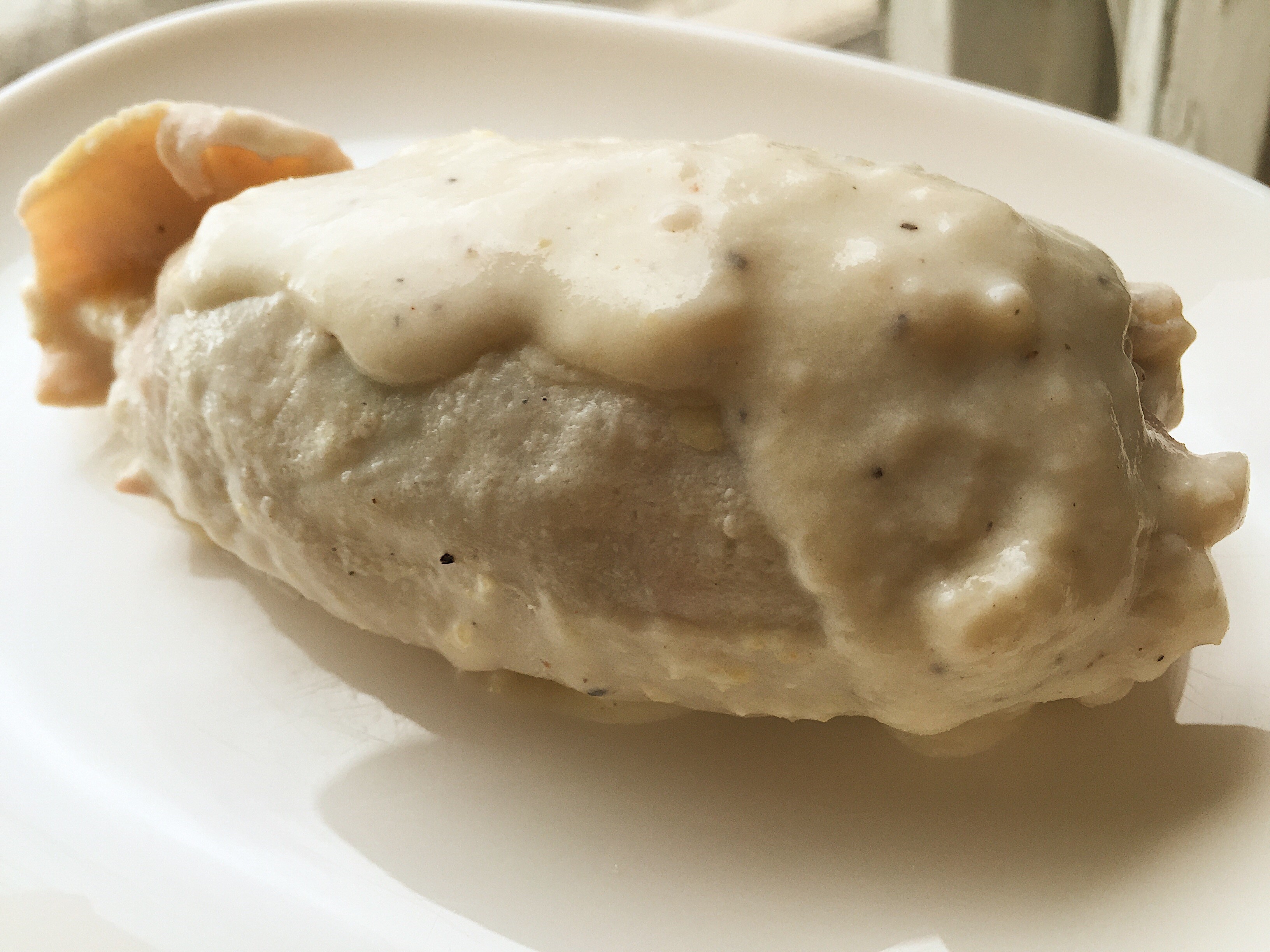 Кальмар, фаршированный морепродуктами