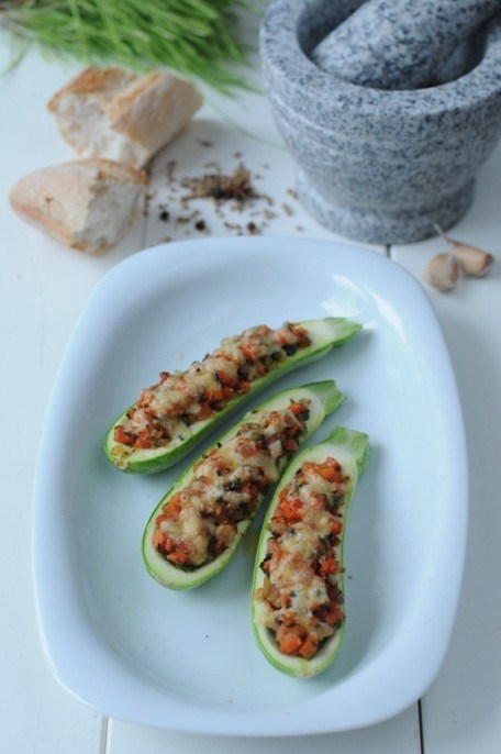 Запеченные кабачки с сыром