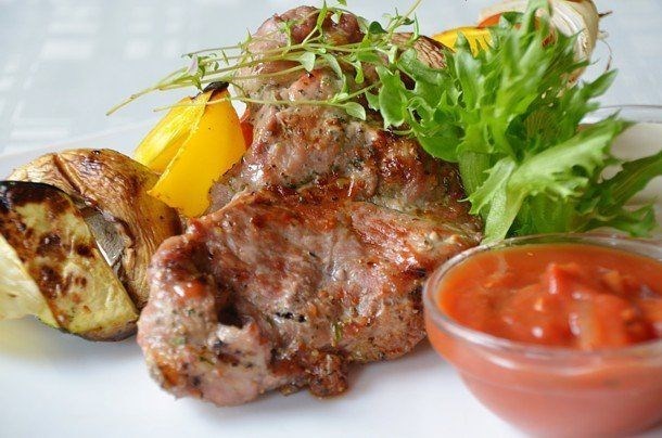 Шейный карбонад в азиатском маринаде на гриле