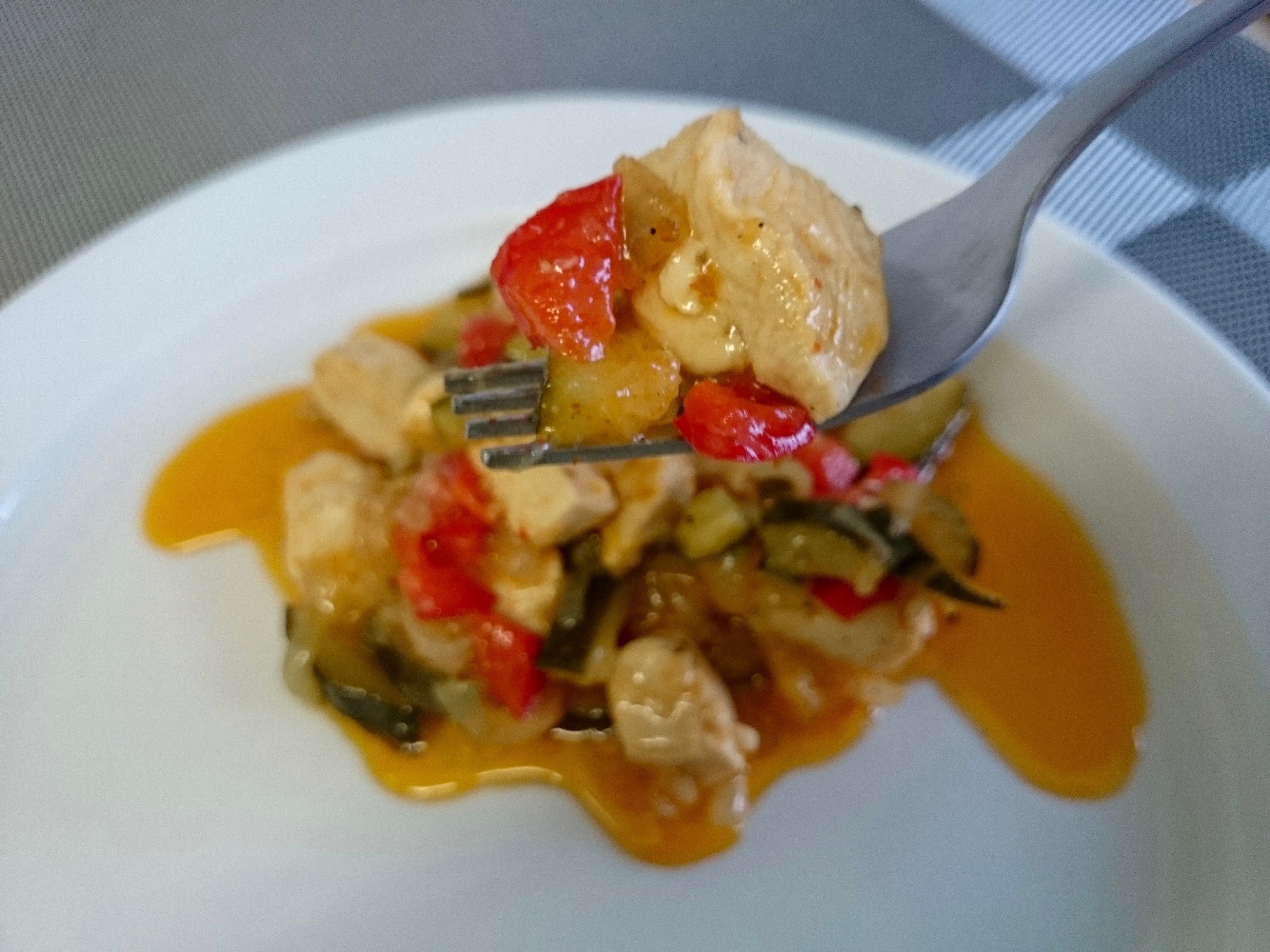 Куриная грудка в кисло-сладком соусе