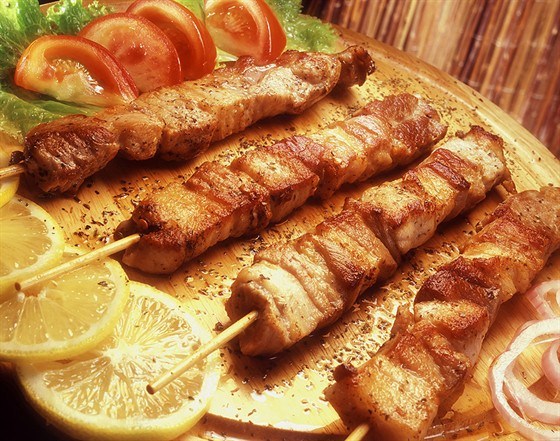Шашлыки по-гречески