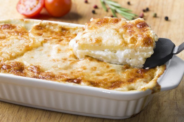 Упрощенный картофель дофине с луком-шалот