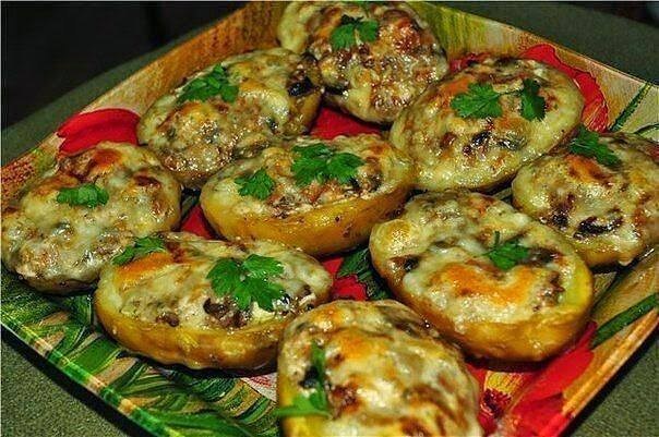 Лодочки из картошки в мундире
