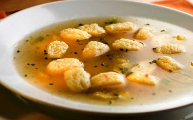 Капустный суп с галушками