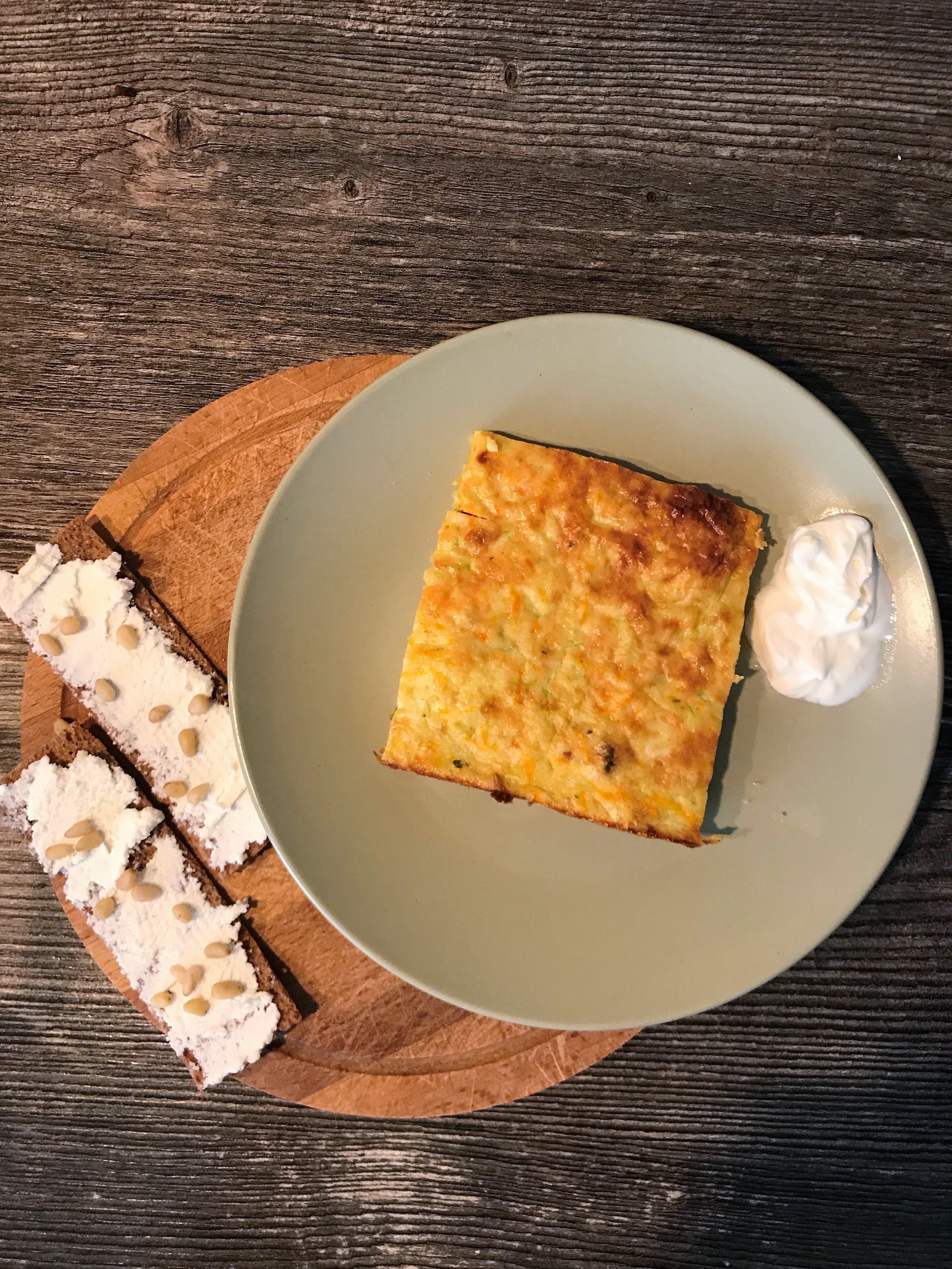 Овощная запеканка из кабачков и моркови