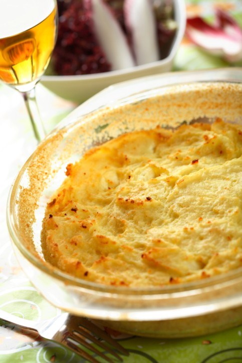 Запеканка с яйцами, тофу и овощами