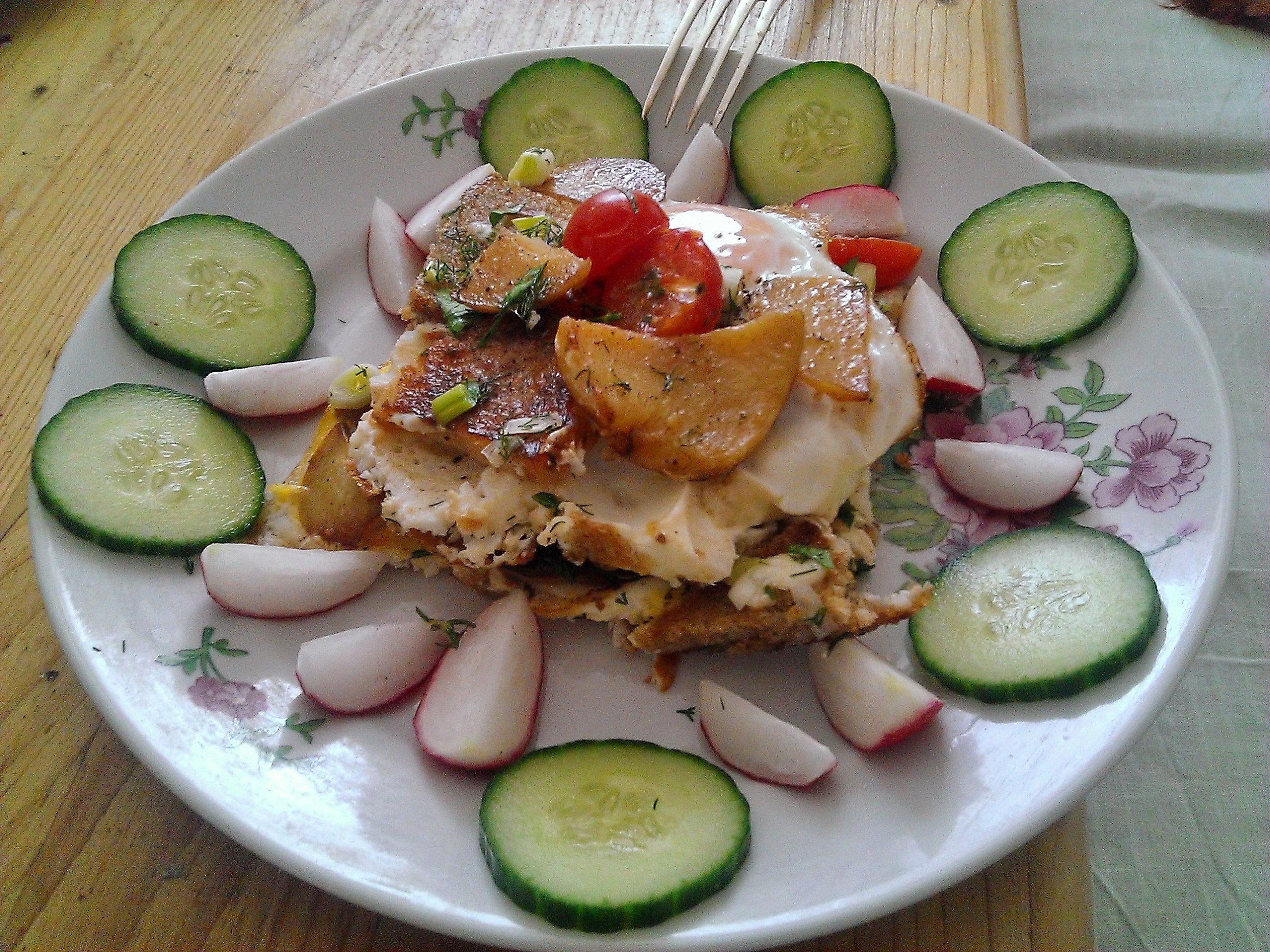 Яичница королевская