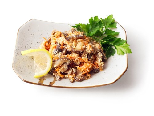 Грибы с лимонной начинкой