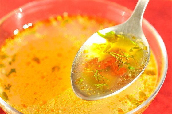 Куриный бульон по-японски