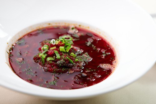 Пряный вегетарианский борщ