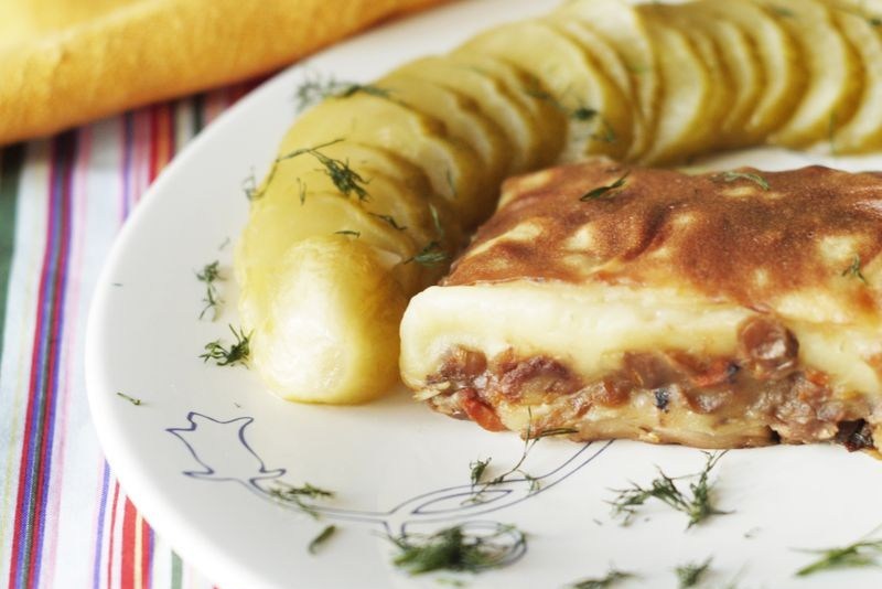 Шепардский пирог с чечевицей