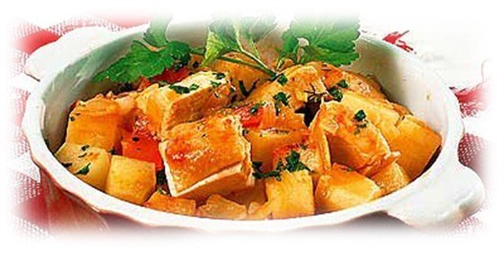 Жаркое из баранины со стручковой фасолью