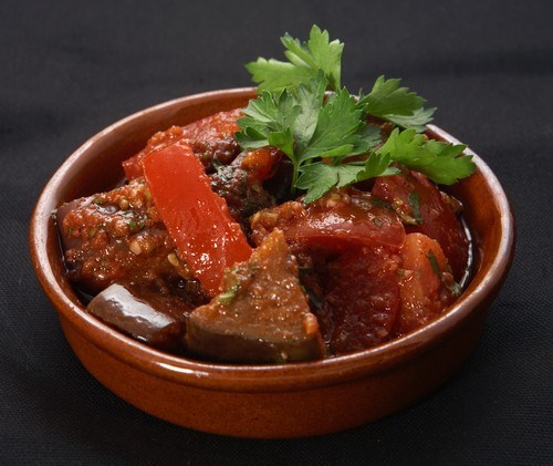 Баклажанная закуска по-креольски