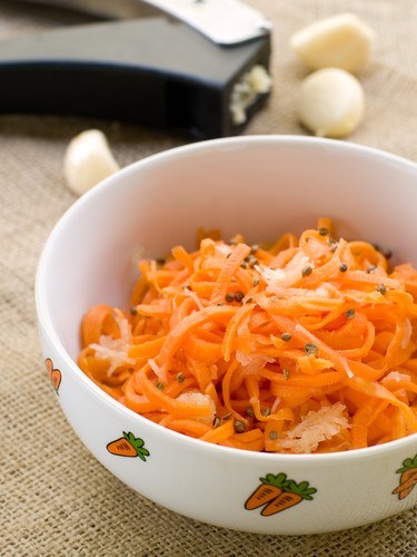 Морковный салат с кумином