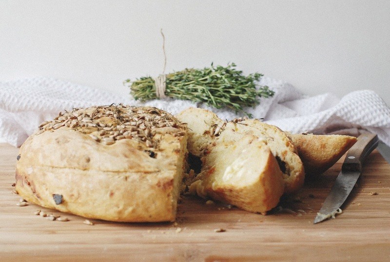 Домашний хлеб с ржаной мукой