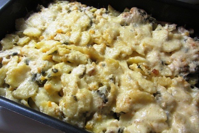 Курица с кукурузой по-гавайски