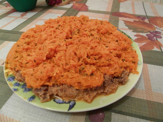 Сырой морковный торт