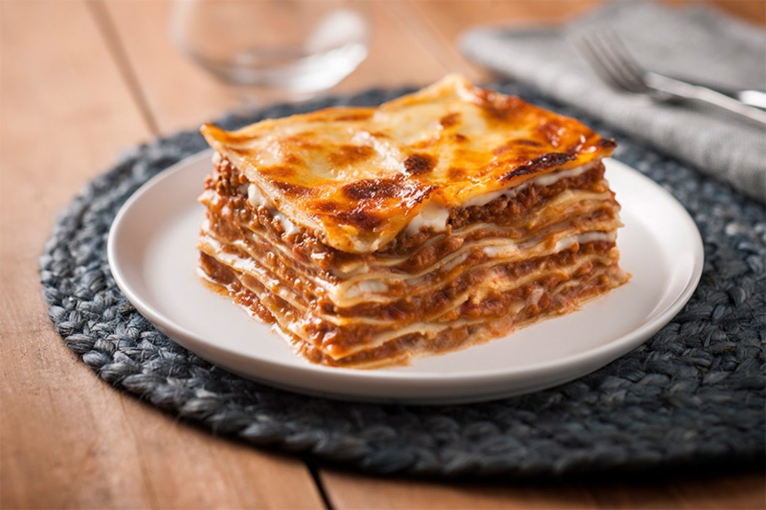 Лазанья со свининой и грибами