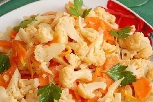 Цветная капуста в апельсиновом соусе