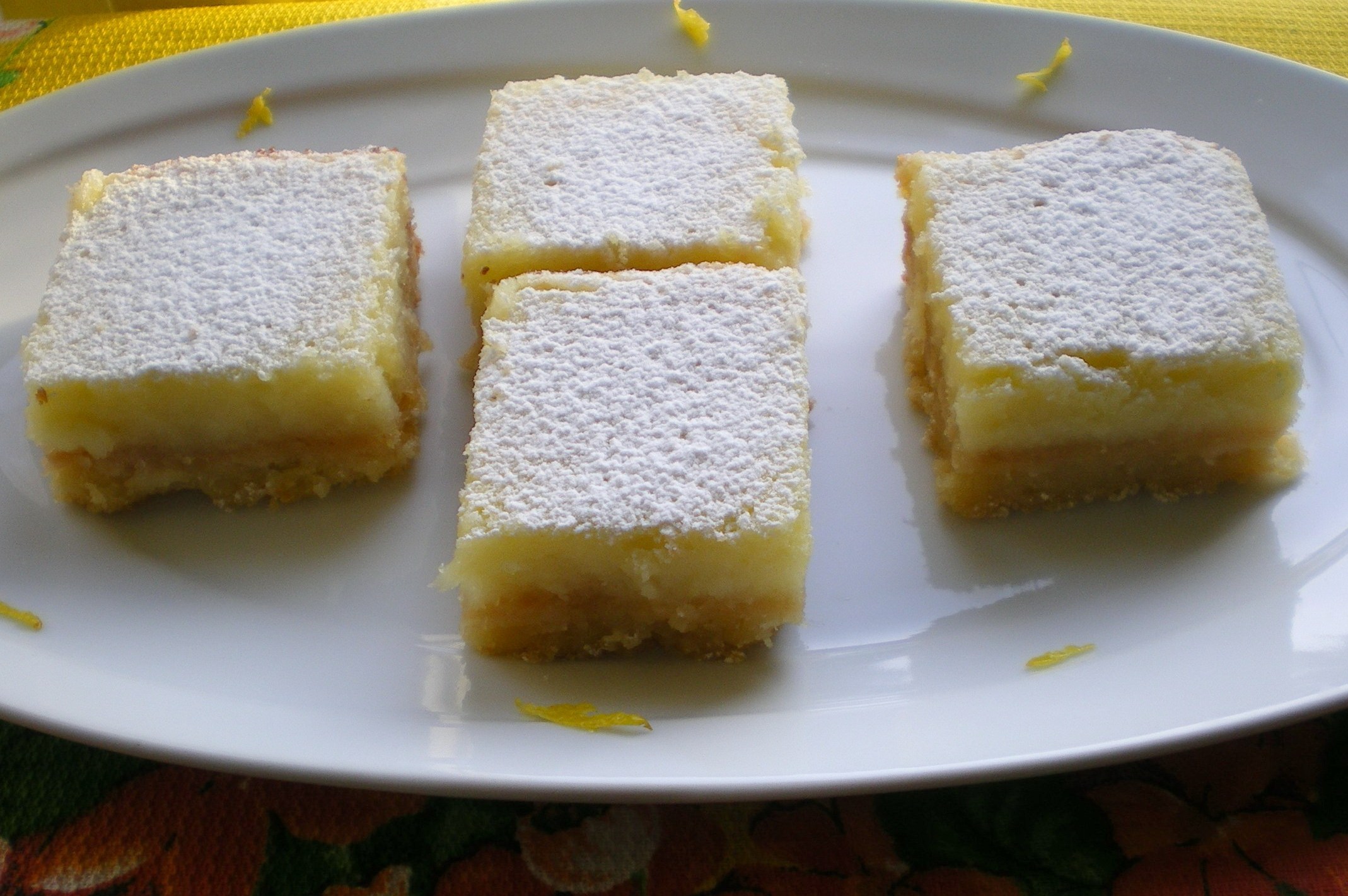Лимонные квадратики