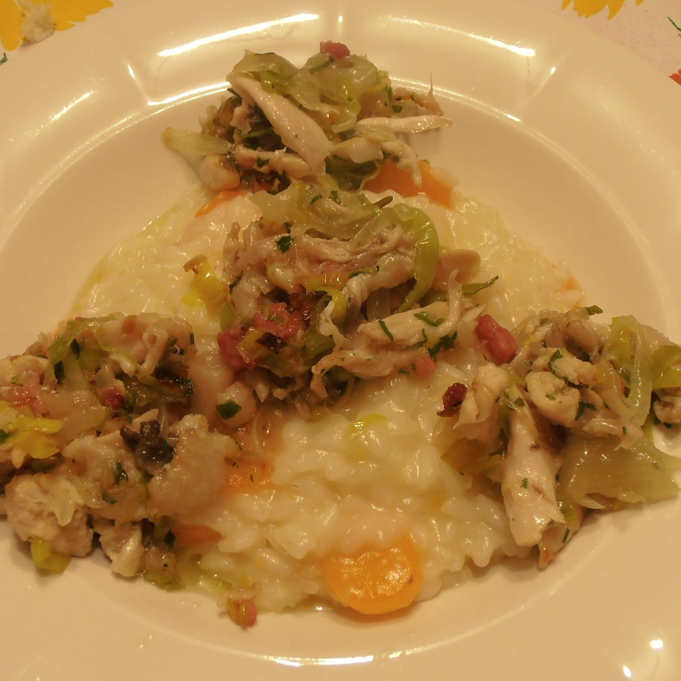 Ризотто с морковью и курицей