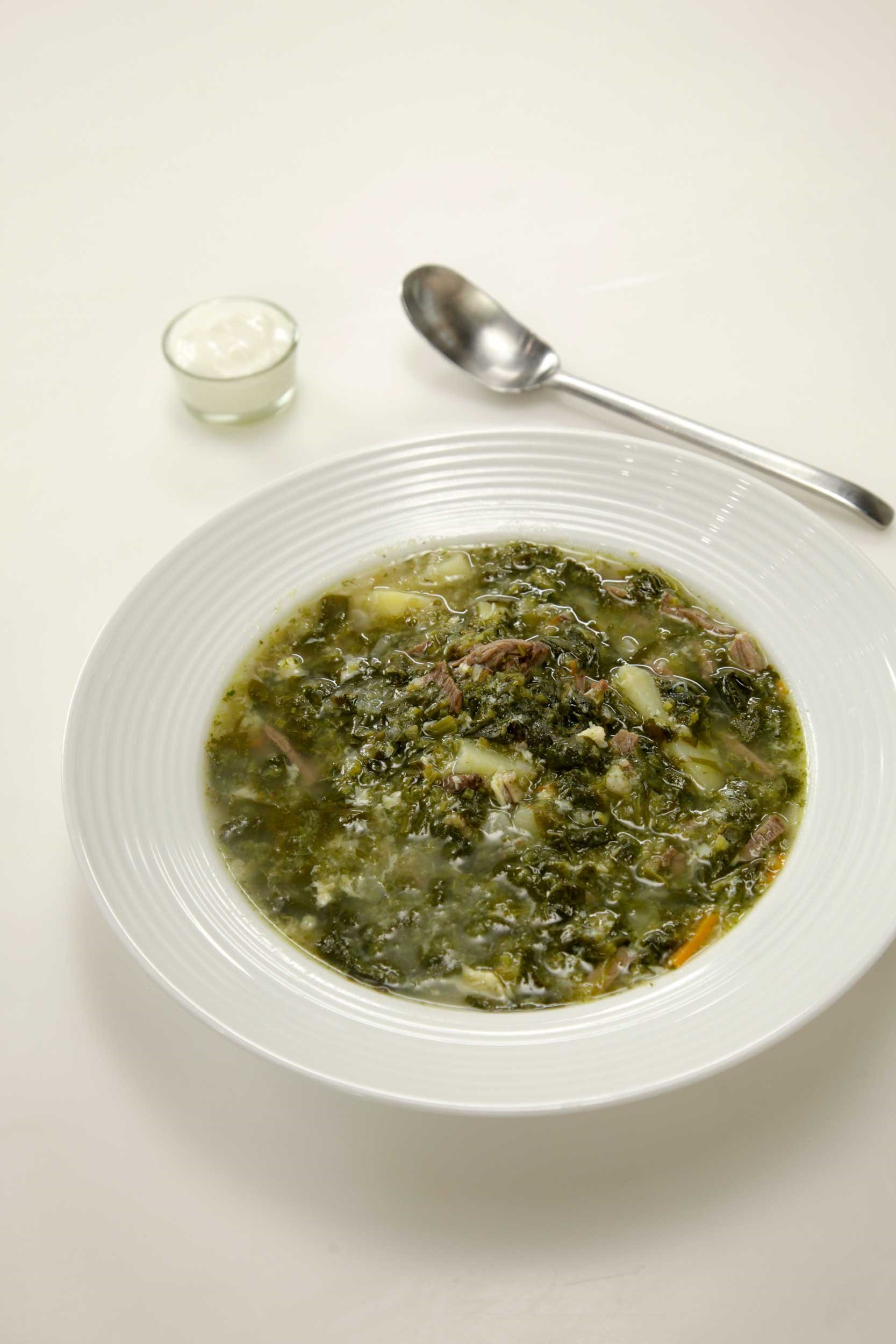Зеленый борщ Елены Никифоровой