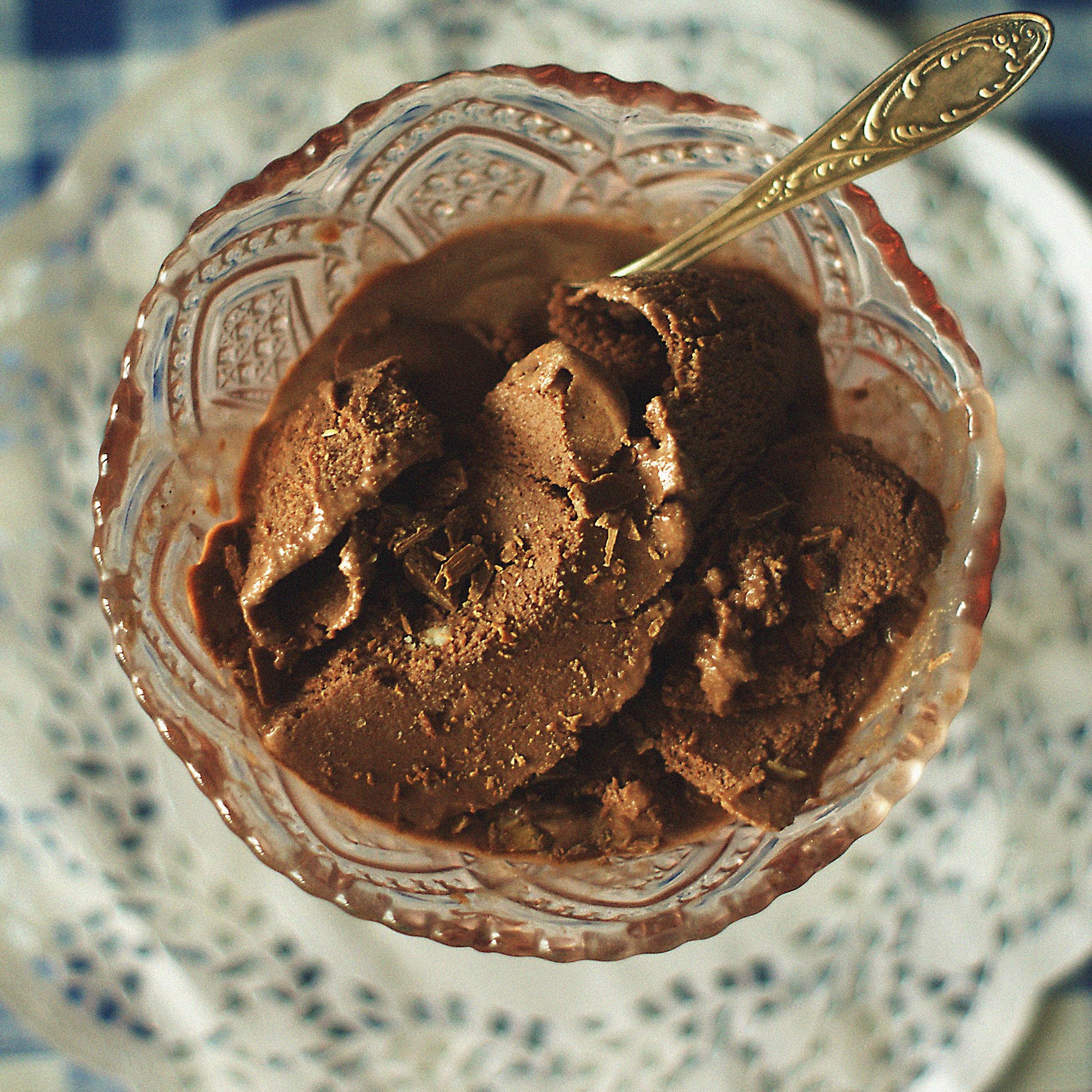 Итальянское шоколадное мороженое (Gelato)
