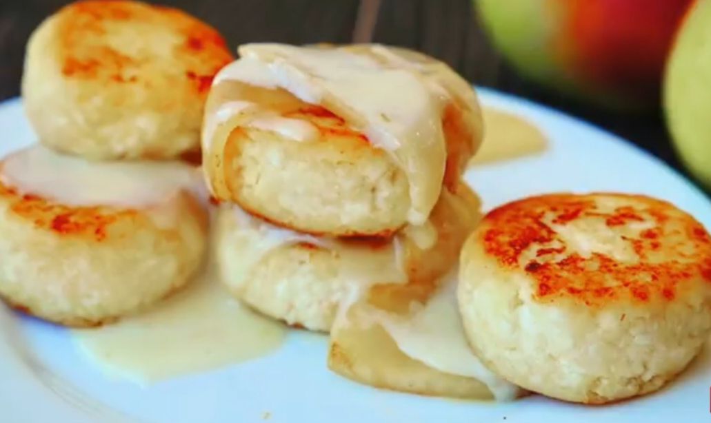 Сырники с яблоком
