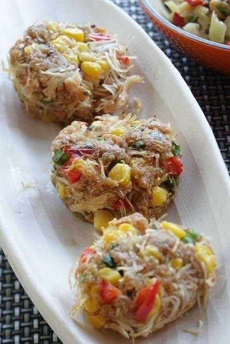 Биточки из крабового мяса