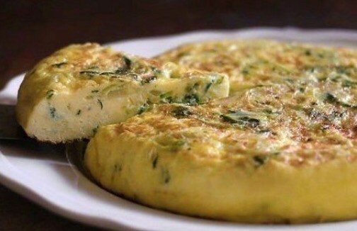 Испанский омлет с кабачком