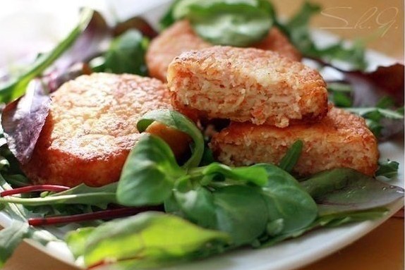 Котлеты с крабовыми палочками