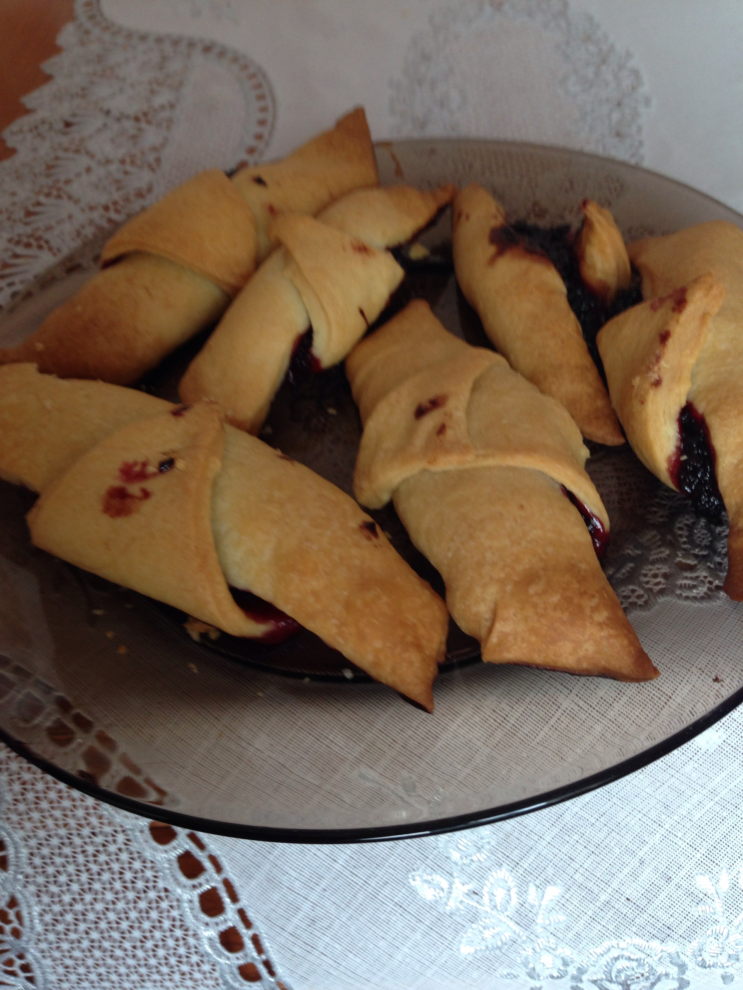 Рогалики с джемом