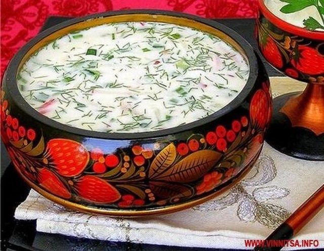 Окрошка на минералке