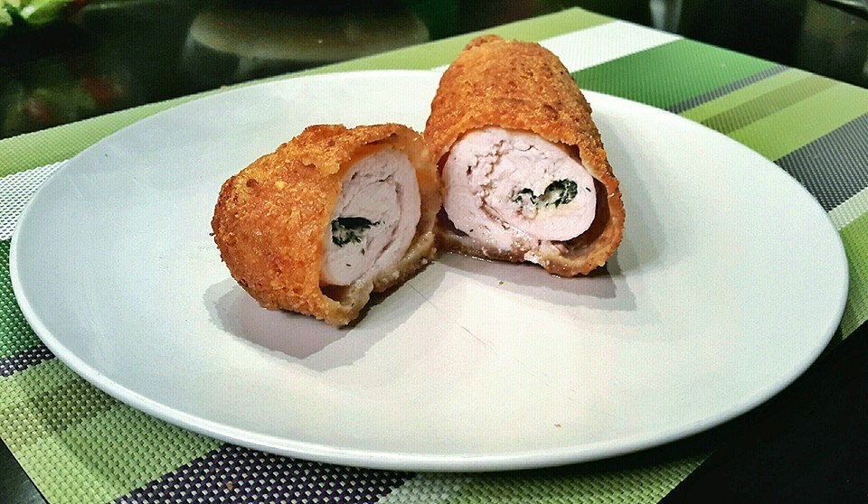Котлеты по-киевски с травами