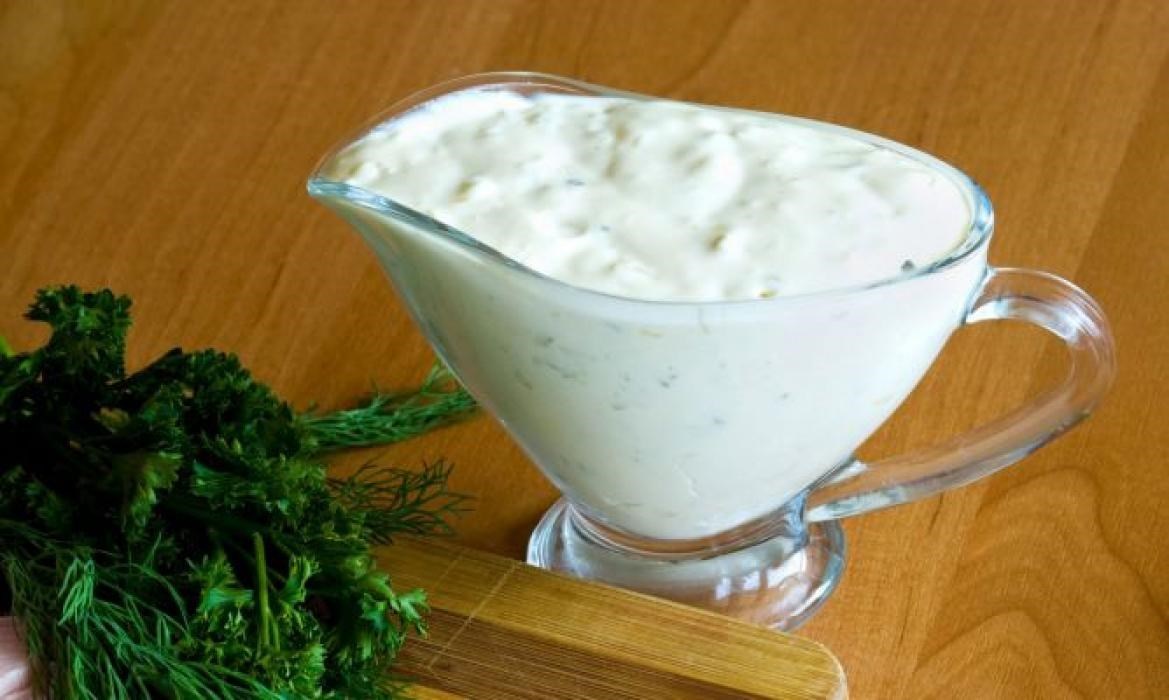 Лёгкий соус тартар