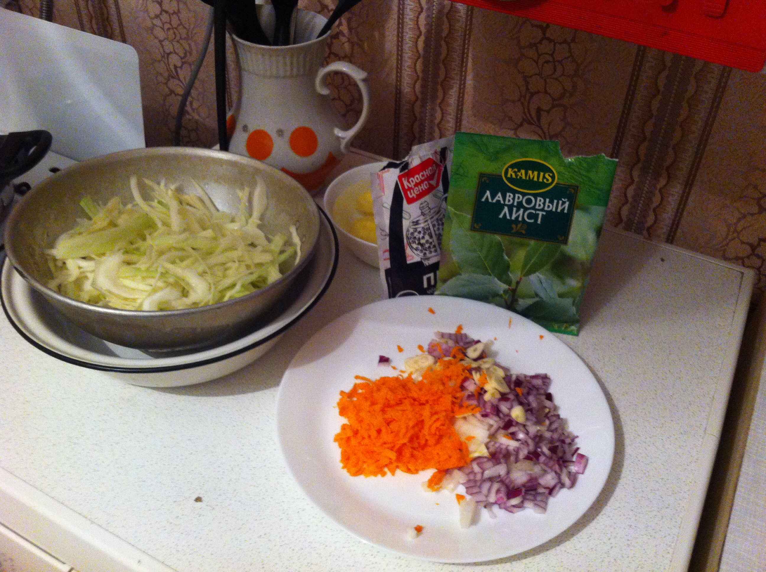 Простые щи без зажарки