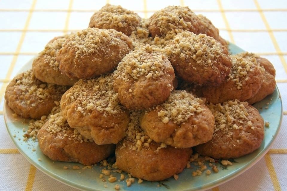 Греческое печенье с орехами