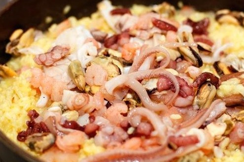 паэлья с морским коктейлем рецепт паэлья с морским коктейлем рецепт