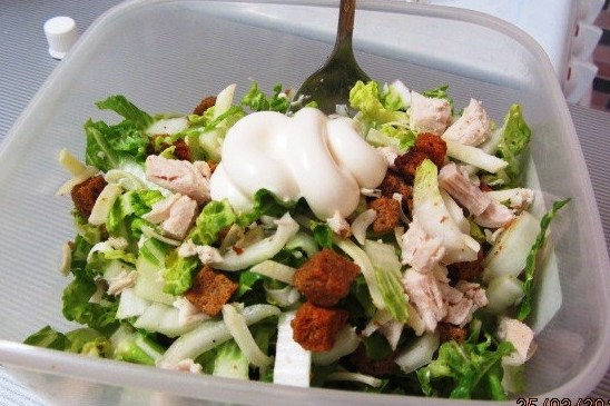 Салат рецепт курица с пекинской капустой