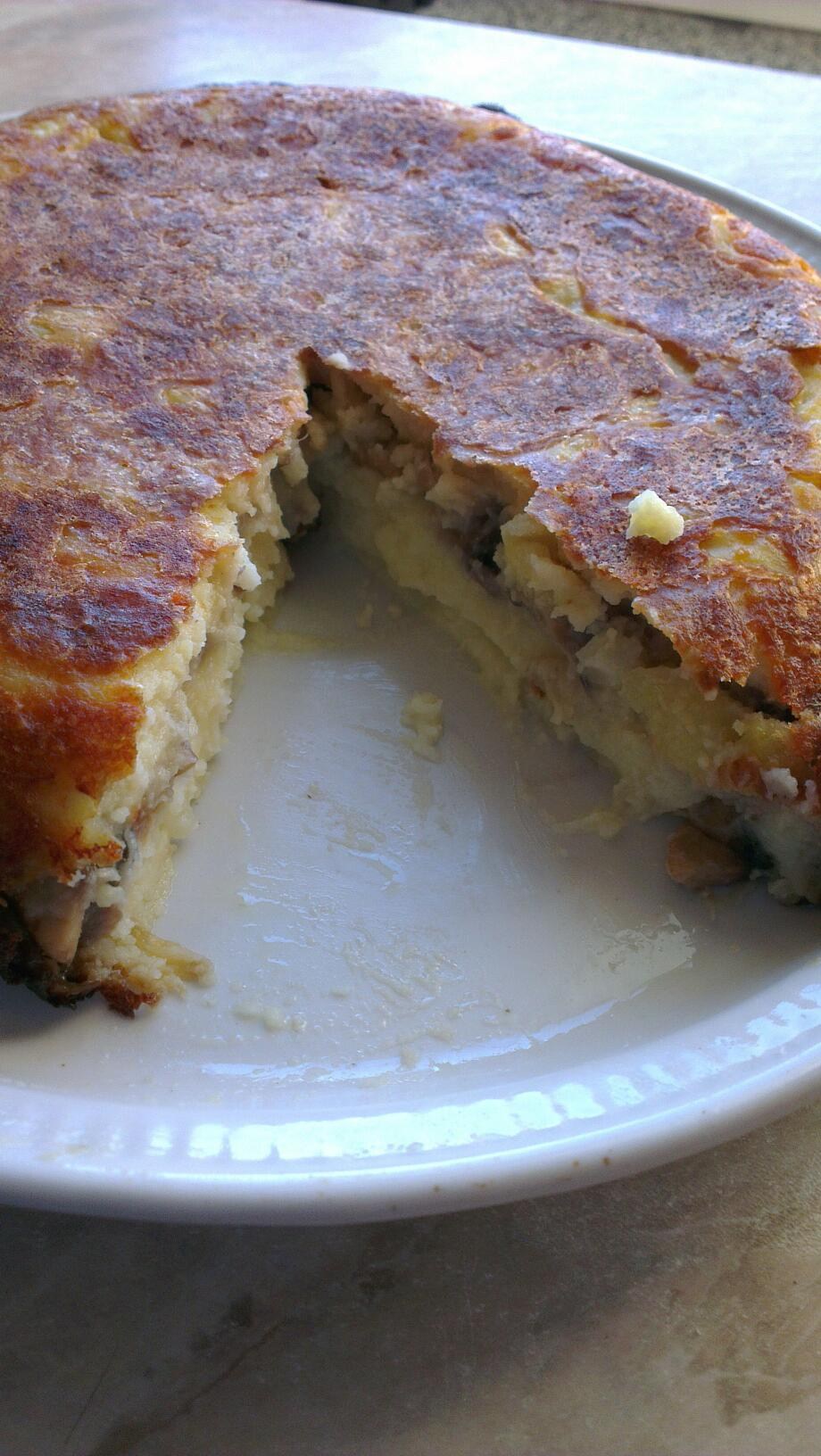 Картофельная запеканка с грибами Картофельная запеканка с грибами